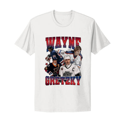 Wayne Gretzky Memorial Graphic Vintage Shirt - Hockey Tees