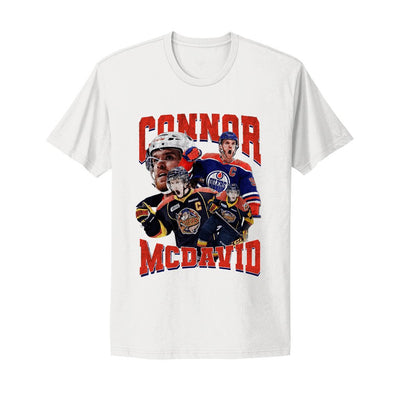 Connor McDavid Graphic Vintage Shirt - Hockey Tees