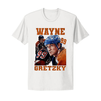 Wayne Gretzky Graphic Vintage Shirt - Hockey Tees