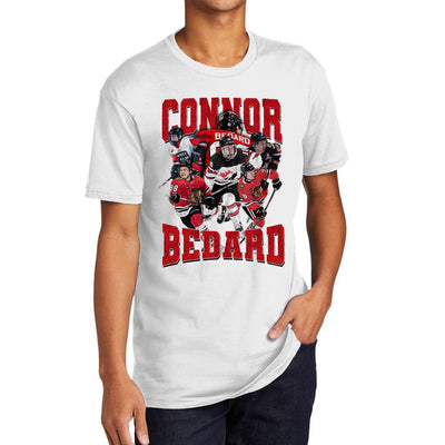 Connor Bedard Graphic Vintage Shirt - Hockey Tees